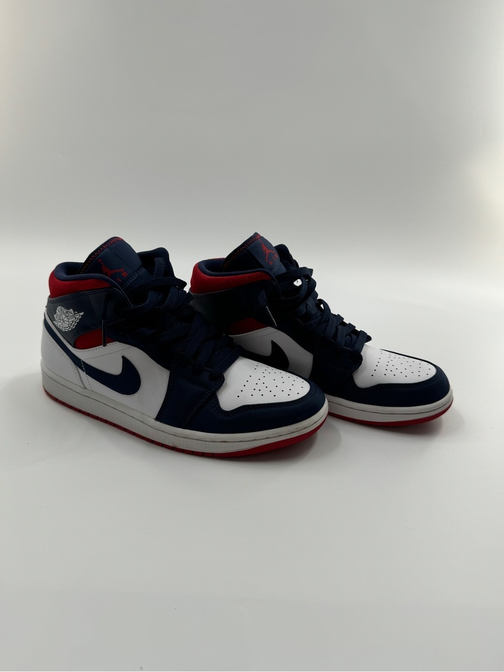 Nike Air Jordan 1 Mid USA Sneakers – Men’s 9.5 Authentic